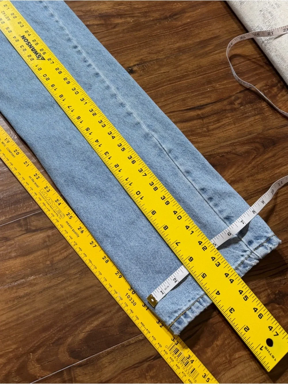 Levi’s 505 Regular Fit Jeans Light Wash W34 L36 Vintage Y2K